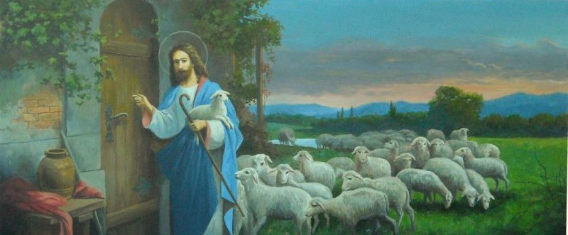 Копия картины Ханса Зацки. Добрый пастырь - Болотов Александр